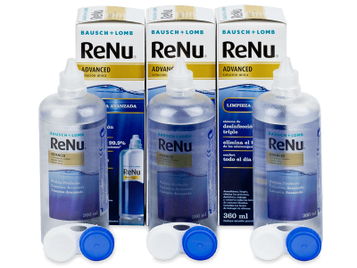 Líquido ReNu Advanced 3x 360 ml 