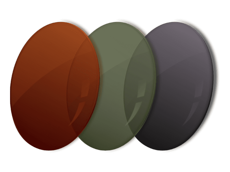 Cristales para gafas 1.67 de sol multifocales - Fotografía ilustrativa