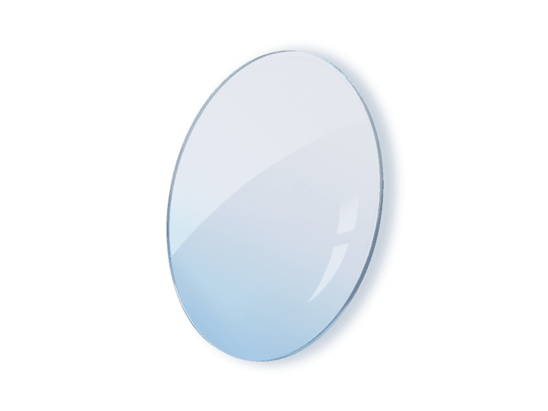 Cristal para gafas 1.74 Blueblocker Bifocal - Fotografía ilustrativa