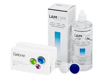 Gelone Monthly (6 lentillas) + Laim Care 400 ml