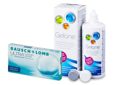 Bausch + Lomb ULTRA Multifocal for Astigmatism (6 lentillas) + Gelone 360 ml