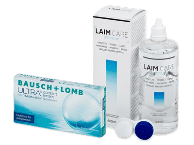 Bausch + Lomb ULTRA Multifocal for Astigmatism (6 lentillas) + Laim Care 400 ml