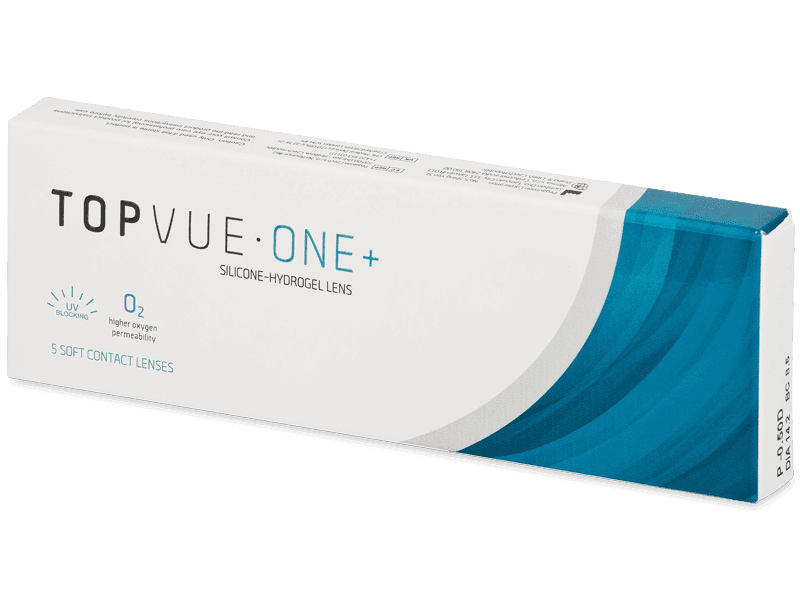 TopVue One+ (5 lentillas) - Lentillas diarias desechables