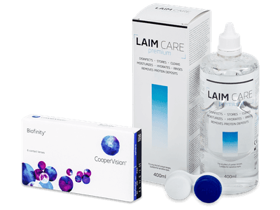 Biofinity (6 lentillas) + Laim Care 400 ml