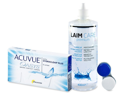 Acuvue Oasys (6 lentillas) + Líquido LAIM CARE 400 ml