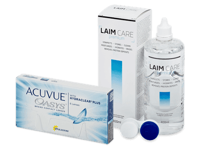 Acuvue Oasys (6 lentillas) + Líquido LAIM CARE 400 ml