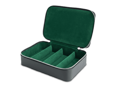 Funda de viaje Beron para gafas - negra