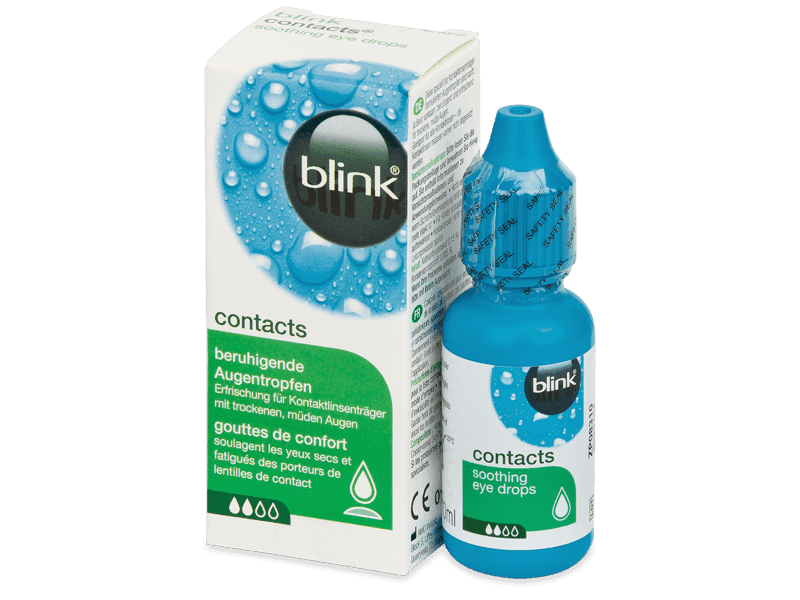 Gotas oculares Blink Contacts 10 ml - Gotas oculares