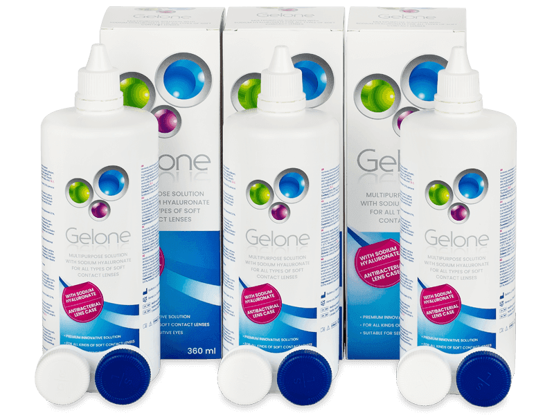 Líquido Gelone 3 x 360 ml - Pack ahorro - solución triple