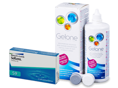 SofLens 59 (6 Lentillas) + Líquido Gelone 360 ml