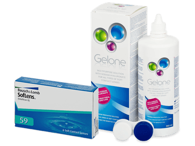 SofLens 59 (6 Lentillas) + líquido Gelone 360 ml