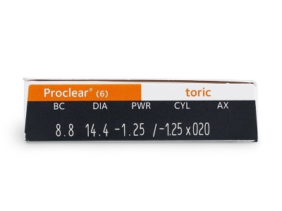 Proclear Toric (6 Lentillas) - Previsualización de atributos