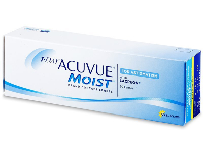 1 Day Acuvue Moist for Astigmatism (30 Lentillas) - Lentillas tóricas