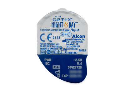 Air Optix Night and Day Aqua (6 Lentillas) - Previsualización del blister