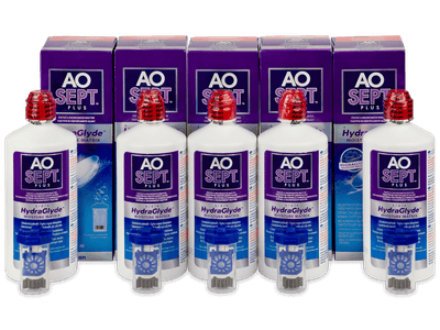 Líquido AO SEPT PLUS HydraGlyde 5 x 360 ml - Este producto también está disponible en esta variación de empaque